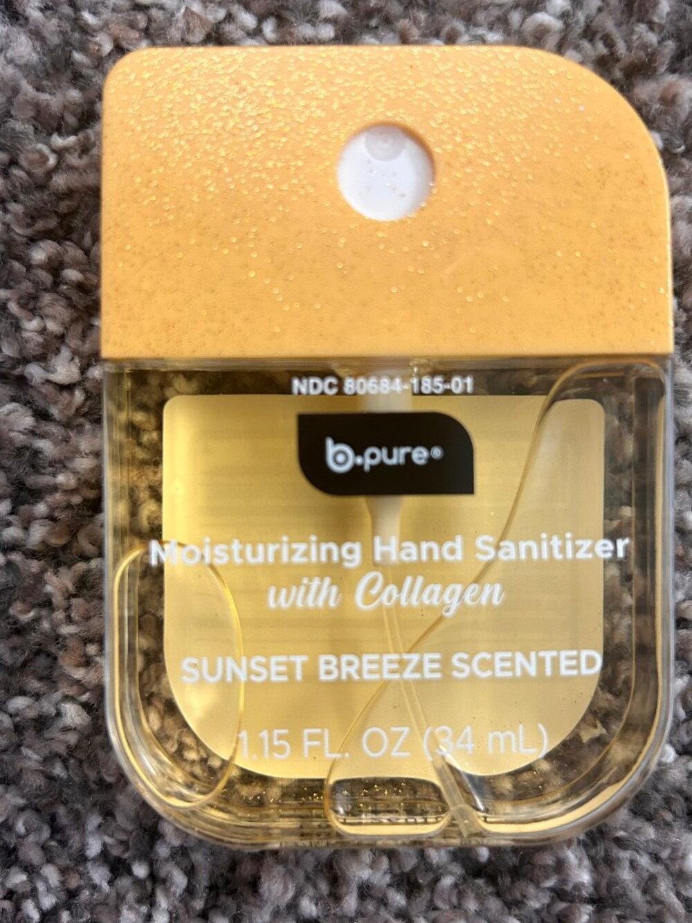 B. Pure Moisturizing Hand Sanitizer (LOT OF 4) Sunset Breeze Collagen NEW
